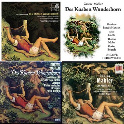 Des Knaben Wunderhorn, albumcovers