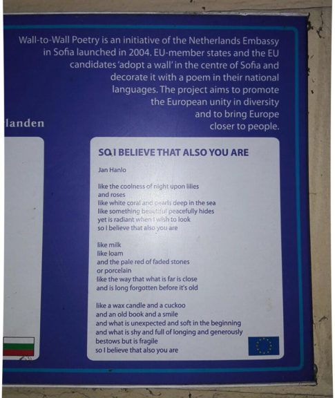 Poëzie, gedicht, Jan Hanlo, Sofia