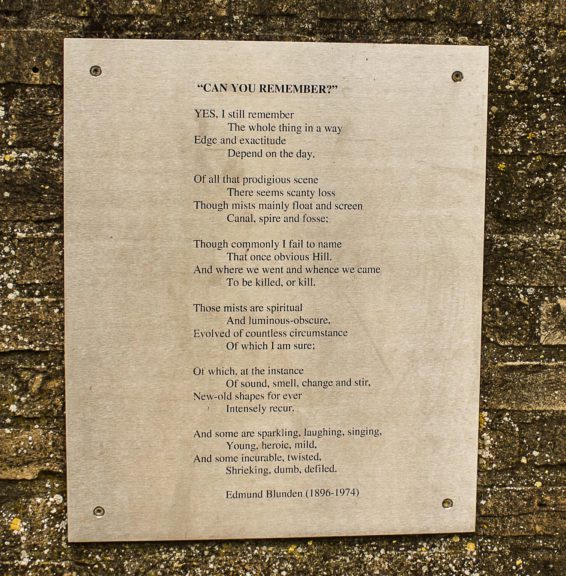 Poëzie, gedicht, Edmund Blunden, Ieper