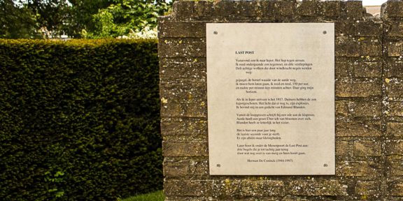 Poëzie, gedicht, Herman de Coninck, Ieper