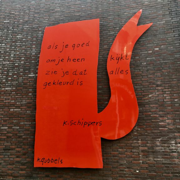 Poëzie, dichtregel, K. Schippers, Klaas Gubbels, Nijmegen