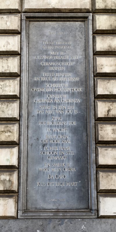 Poëzie, gedicht, Ramsey Nasr, Gent