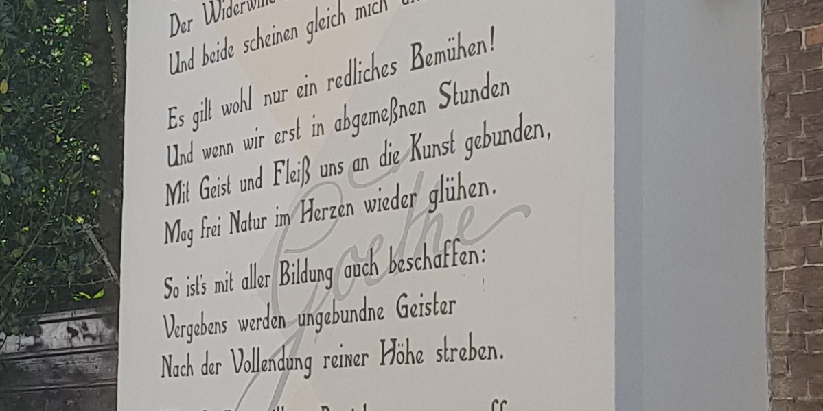 Poëzie, gedicht, Johann Wolfgang Goethe, Leiden