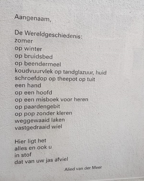 Poëzie, gedicht, Alied van der Meer, Deventer