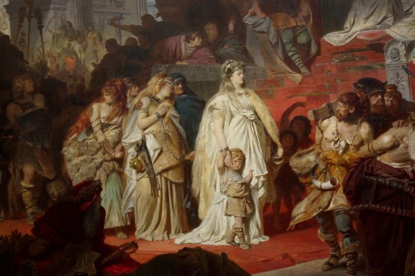 Carl Theodor von Piloty, Thusnelda im Triumphzug des Germanicus