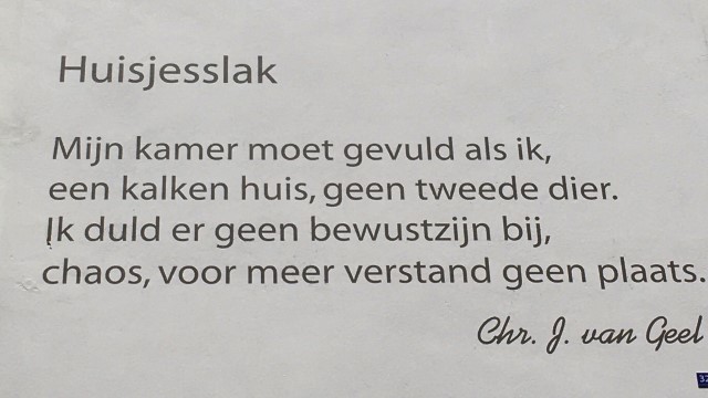 Poëzie, gedicht, Chr. J. van Geel, Gorinchem