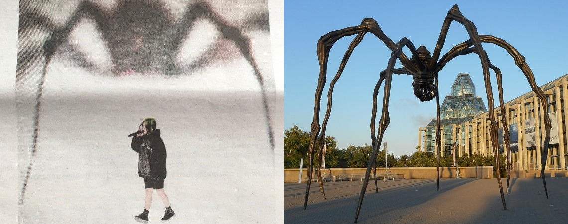 Billie Eilish, Louise Bourgeois, Maman