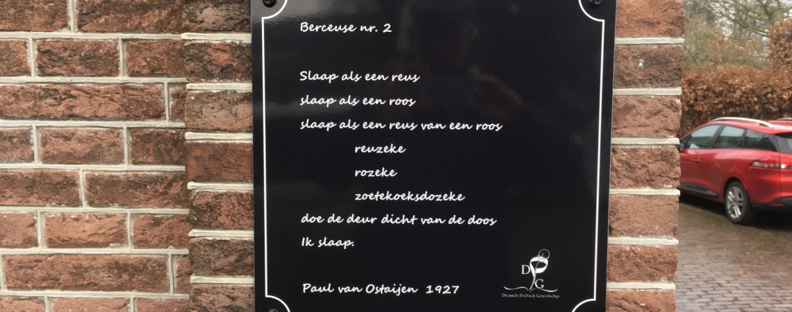 Poëzie, gedicht, Paul van Ostaijen, Dreumel