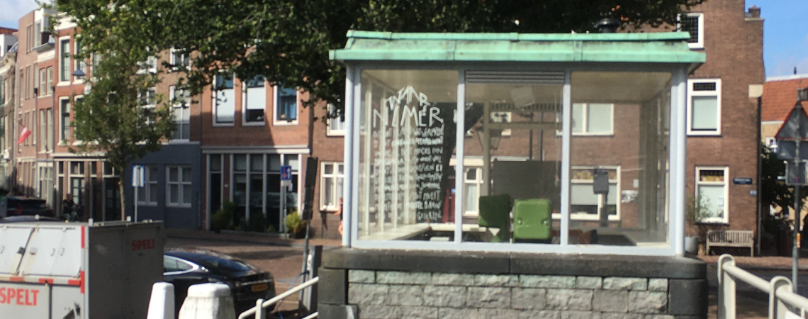 Poëzie, straatpoëzie, raamgedicht, gedicht, Jacoline de Heer, Dordrecht